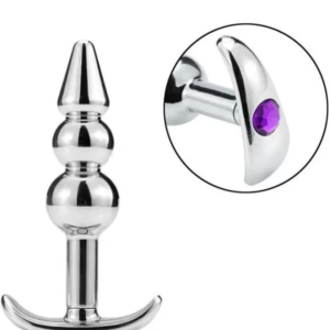 3 Ball Stainless Steel Anal Plug For Unisex