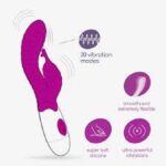 30 Frequency G Spot and Clitoral Stimulation Rabbit Vibrator