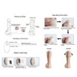 Big Detective Wireless Remote Control Vibrating Dildo With Suction Cup