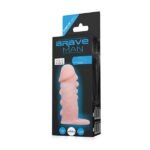 Brave Man Silicone Thick Penis Sleeve with Dotted Bump