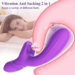 CAESAR Silicone Rabbit Vibrator For Women With Tongue Suction