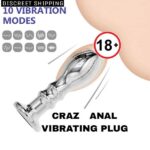 CRAZ Unisex Stainless Steel Anal Plug 1