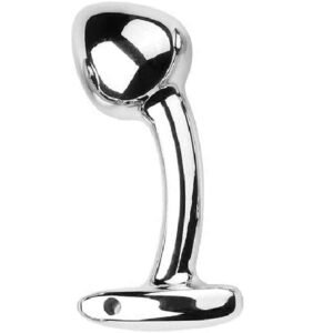 CURVY Stainless Smooth Steel Anal Plug For Unisex 1d