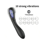 Clitoral G Spot Powerful Rose Vibrator, Waterproof Dildo Clitoral Stimulator With 10 Vibration Modes, Softer And Flexible