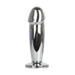 DICKZ Anal Vibrating Stainless Steel Butt Plug With USB