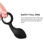 Deep Bummer Vibrating Plug With Pull Ring