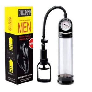 Delux Penis Pump With Pressure Meter Gauge