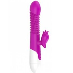 Lisa Thrusting Double Power Stretch Rabbit Vibrator