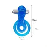 Little Duck Vibrating Penis Ring With Extra Tongue For Pleasure For Men And Women 1