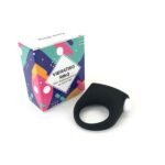 Lux Black Silicone Vibrating Cock Ring