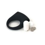 Lux Black Silicone Vibrating Cock Ring