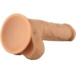 Naughty Realistic Silicone Dildo With Suction Cup Flesh, 8″