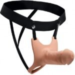 KINGS Silicone Strap-on Hollow Dildo With Harness For Men