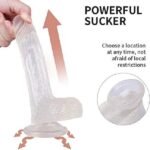 Ice Transparent Dildo 8 inch