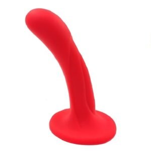 Bouncy Boy Red 6 Inch Dildo With Suction Cup