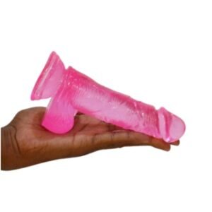 Lifelike Lover Luxe Silicone Realistic Pink Dildo 8 Inch