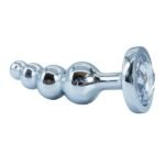 3 Sizes Jeweled Metal 4 Beads Pull Backyard Butt Stopper Massage