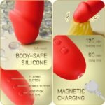 3-in-1 Rabbit Clitoris Stimulator G-Spot Flutter With 7 Vibration Sex Toy For Couples (Purple) 1