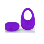 Buddy Purple Silicone Vibrating Cock Ring