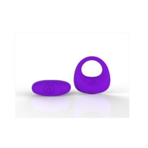 Buddy Purple Silicone Vibrating Cock Ring