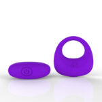 Buddy Purple Silicone Vibrating Cock Ring