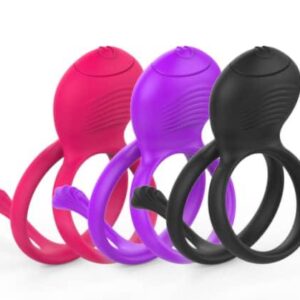 RIVE Dual Vibrating Penis Stretchy Cock Rings