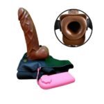 Strap on Dildo With Vibrator will help you treat yourself and your partner to a truly enjoyable sexual experience. Created to look and feel like an erect male penis, this lifelike dildo features a textured shaft that is realistically veined for the ultimate visual pleasure. The vibrating shaft of the dildo is cleverly placed at the top of the penis to stimulate and massage the clit during intercourse. You can adjust the vibrations and the penetration separately with the help of a multi-speed remote control. This is the ultimate product for couples who like to indulge in a little bondage and role-playing fun. It is also the best product for all the ladies who want a role-reversal sex scenario where they are penetrating you. Just let her strap this dildo. The hollow construction of the product allows guys to wear it as a sleeve for a deeper and more stimulating session of lovemaking. You can use this product on its own or combine it with some other bondage toys for the ultimate bondage experience. The Hollow Strap on Dildo With Vibrator will let you penetrate your lover’s body in ways you never imagined before. his sex toy is made of soft, silk-like silicone material, is completely odorless, and is body safe. It ships with an adjustable body strap-on belt that fits most people easily. Key Features Material High Quality Silicone Length × Diameter (9 × 1.9 Inch) Insertion Length 9 inches Weight 185g Color Skin Type Vibrating Hollow Dildo Brand Strap on Waterproof Life waterproof specification Vibration Speed & functions NA Shipped From Within India How To Use Start by ensuring that your strap fits your waist. It should not be loose. Do not make it too tight as well. Just wear it the way that makes you feel comfortable. Now once after it is on your body, you need to insert the dildo inside your partner’s erogenous zones. We suggest you use a compatible lubricant with your vibrating dildo to enhance your pleasure. You may indulge in vaginal as well as anal sex. Try using different positions during the act of penetration. Know how to thrust to produce great results. Keep doing as long as your partner wants you to continue. Do not forget to clean it after you are done. About The Brand Strap On Dildo is an American brand. The company specializes in the production of modern stylish and elegant, BDSM products designed specifically for couples. The collection of accessories for the bedroom consists of more than 100 items, each designed in New York. Unique products of Starp on dildo allow lovers to realize their fantasies with comfort. Among the accessories for amorous games are many “Easy to Use” products – handcuffs, foot straps, supports, and straps for binding, which will help find new poses during lovemaking or foreplay. Strap On Dildo is a brand for those who want to become even closer and learn more about their beloved partner! Strap On Dildo – a fashionable, convenient, quality guide to the world of fetish and bondage! Strap On Dildo is the perfect choice for couples who want to update their sex life.