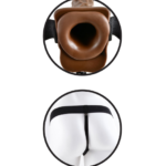 Strap on Dildo With Vibrator will help you treat yourself and your partner to a truly enjoyable sexual experience. Created to look and feel like an erect male penis, this lifelike dildo features a textured shaft that is realistically veined for the ultimate visual pleasure. The vibrating shaft of the dildo is cleverly placed at the top of the penis to stimulate and massage the clit during intercourse. You can adjust the vibrations and the penetration separately with the help of a multi-speed remote control. This is the ultimate product for couples who like to indulge in a little bondage and role-playing fun. It is also the best product for all the ladies who want a role-reversal sex scenario where they are penetrating you. Just let her strap this dildo. The hollow construction of the product allows guys to wear it as a sleeve for a deeper and more stimulating session of lovemaking. You can use this product on its own or combine it with some other bondage toys for the ultimate bondage experience. The Hollow Strap on Dildo With Vibrator will let you penetrate your lover’s body in ways you never imagined before. his sex toy is made of soft, silk-like silicone material, is completely odorless, and is body safe. It ships with an adjustable body strap-on belt that fits most people easily. Key Features Material High Quality Silicone Length × Diameter (9 × 1.9 Inch) Insertion Length 9 inches Weight 185g Color Skin Type Vibrating Hollow Dildo Brand Strap on Waterproof Life waterproof specification Vibration Speed & functions NA Shipped From Within India How To Use Start by ensuring that your strap fits your waist. It should not be loose. Do not make it too tight as well. Just wear it the way that makes you feel comfortable. Now once after it is on your body, you need to insert the dildo inside your partner’s erogenous zones. We suggest you use a compatible lubricant with your vibrating dildo to enhance your pleasure. You may indulge in vaginal as well as anal sex. Try using different positions during the act of penetration. Know how to thrust to produce great results. Keep doing as long as your partner wants you to continue. Do not forget to clean it after you are done. About The Brand Strap On Dildo is an American brand. The company specializes in the production of modern stylish and elegant, BDSM products designed specifically for couples. The collection of accessories for the bedroom consists of more than 100 items, each designed in New York. Unique products of Starp on dildo allow lovers to realize their fantasies with comfort. Among the accessories for amorous games are many “Easy to Use” products – handcuffs, foot straps, supports, and straps for binding, which will help find new poses during lovemaking or foreplay. Strap On Dildo is a brand for those who want to become even closer and learn more about their beloved partner! Strap On Dildo – a fashionable, convenient, quality guide to the world of fetish and bondage! Strap On Dildo is the perfect choice for couples who want to update their sex life.